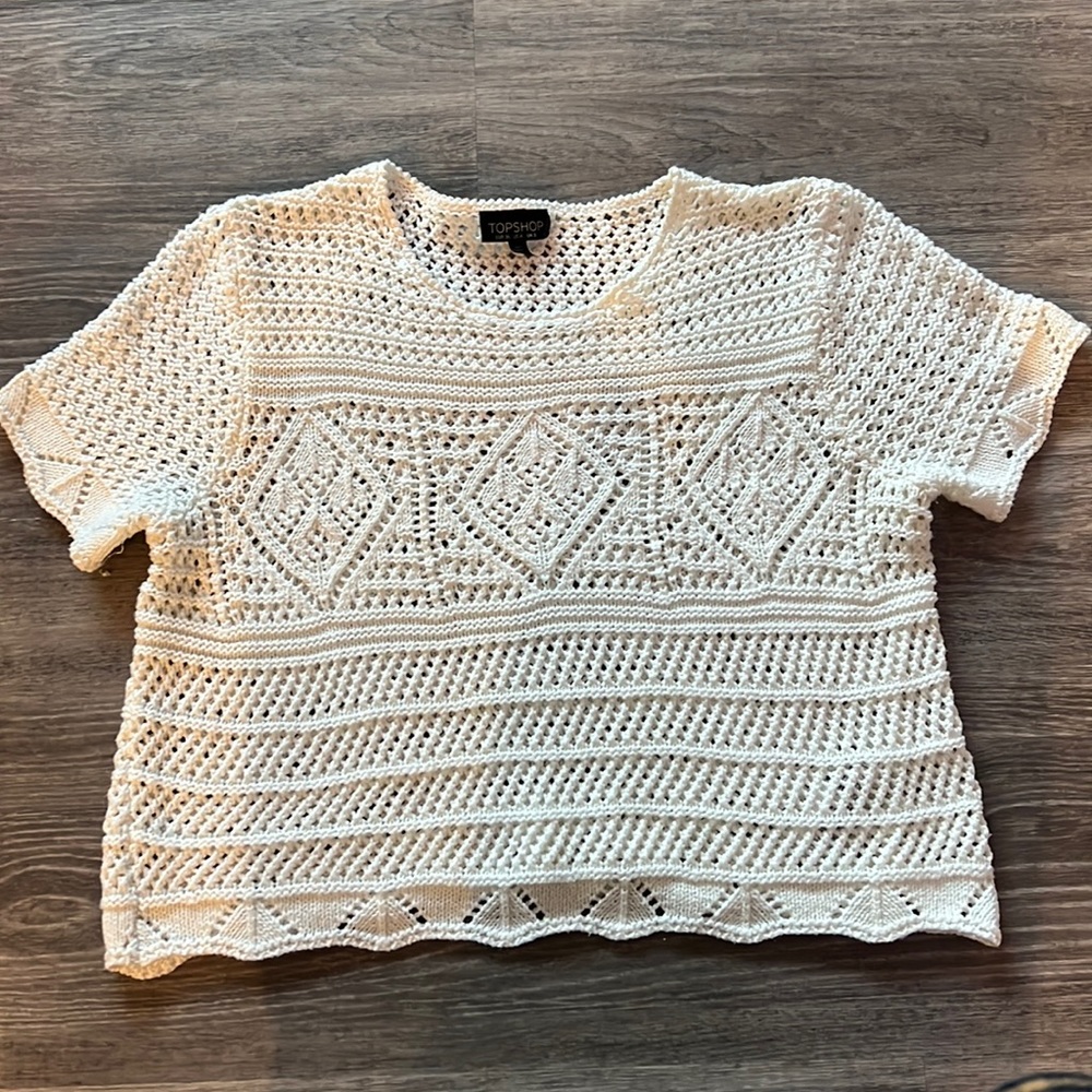 Topshop Crochet top